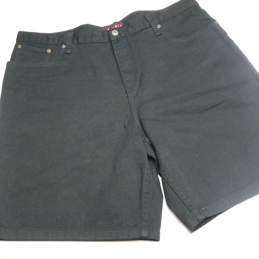 LIKE NEW MENS NEVADA BLACK JEAN SHORTS W40 ⭐️